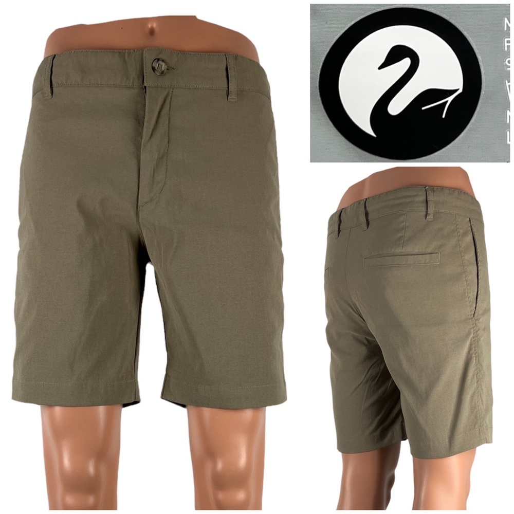 Outlier Mens 31 Shorts Tan Swedish Fabric Two Way Stretch Made In Portugal EUC